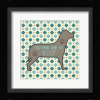 Doggy Sayin III Framed Print