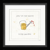 Garden Notes I Framed Print