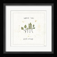 Garden Notes IV Framed Print