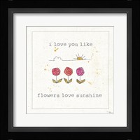 Garden Notes V Framed Print