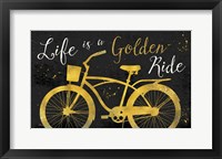 Golden Ride III Dark Fine Art Print
