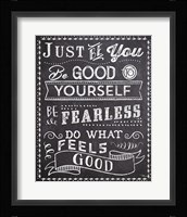 Just Be You II Framed Print