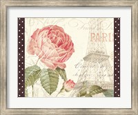 La Vie En Rose I with Border Fine Art Print