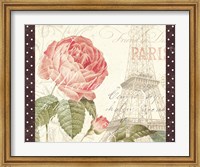 La Vie En Rose I with Border Fine Art Print