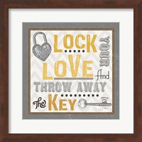 Lock Your Love I Fine Art Print