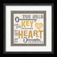 Lock Your Love II Framed Print
