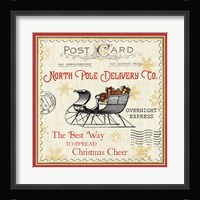 North Pole Express II Framed Print