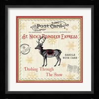 North Pole Express IV Framed Print