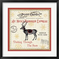 North Pole Express IV Framed Print