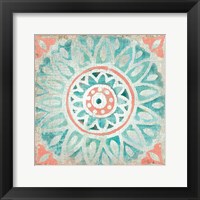 Ocean Tales Tile VII Coral Fine Art Print