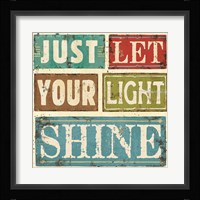 Shine III Framed Print