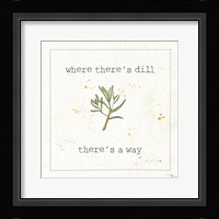 Spice Notes III Framed Print