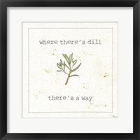 Spice Notes III Framed Print