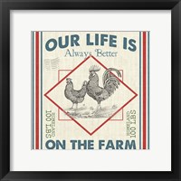 Sweet Farmhouse III Framed Print