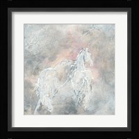 Blush Horses II Framed Print