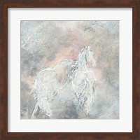 Blush Horses II Fine Art Print