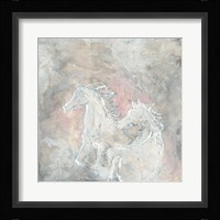 Blush Horses I Framed Print