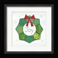 Christmas Patchwork II Framed Print