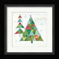 Christmas Patchwork IV Framed Print