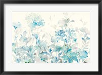 Translucent Garden Blue Crop Fine Art Print