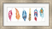 Rainbow Feathers II Fine Art Print