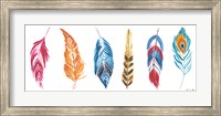 Rainbow Feathers II Fine Art Print