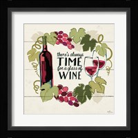 Wine and Friends VI Framed Print