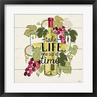 Wine and Friends VII Framed Print