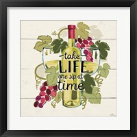 Wine and Friends VII Framed Print
