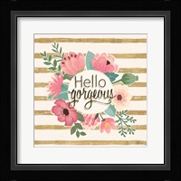 Gorgeous II Pink no dots Framed Print