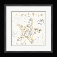 Seaside Blossoms II Neutral Framed Print