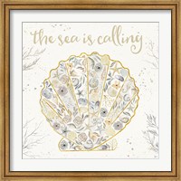 Seaside Blossoms I Neutral Fine Art Print