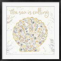 Seaside Blossoms I Neutral Fine Art Print