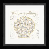 Seaside Blossoms I Neutral Framed Print