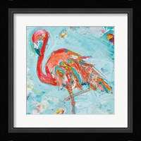 Flamingo Bright Framed Print
