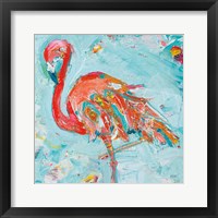 Flamingo Bright Framed Print