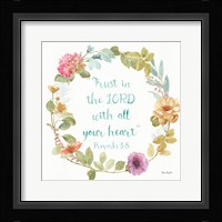 Rainbow Seeds Proverb II Framed Print