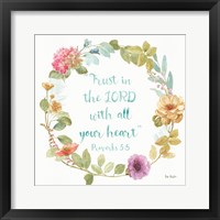 Rainbow Seeds Proverb II Framed Print