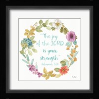 Rainbow Seeds Proverb I Framed Print