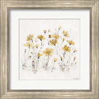 Wildflowers III Yellow Fine Art Print
