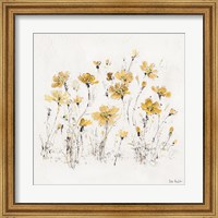 Wildflowers III Yellow Fine Art Print