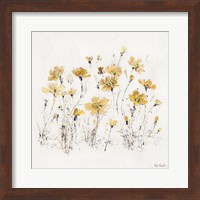 Wildflowers III Yellow Fine Art Print