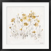 Wildflowers II Yellow Fine Art Print