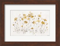 Wildflowers I Yellow Fine Art Print