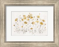 Wildflowers I Yellow Fine Art Print