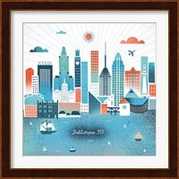 Baltimore Skyline Fine Art Print