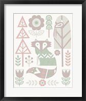 Folk Lodge Fox v2 Hygge Fine Art Print