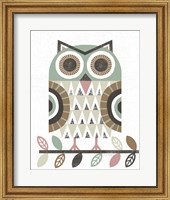 Folk Lodge Owl v2 Hygge Fine Art Print