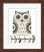 Folk Lodge Owl v2 Hygge Fine Art Print