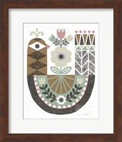 Folk Lodge Bird Hygge Fine Art Print